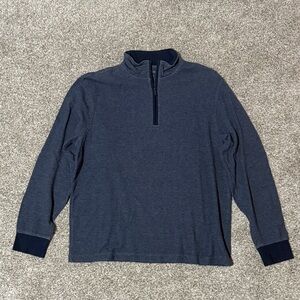 Van Heusen Dark Blue Textured Pullover